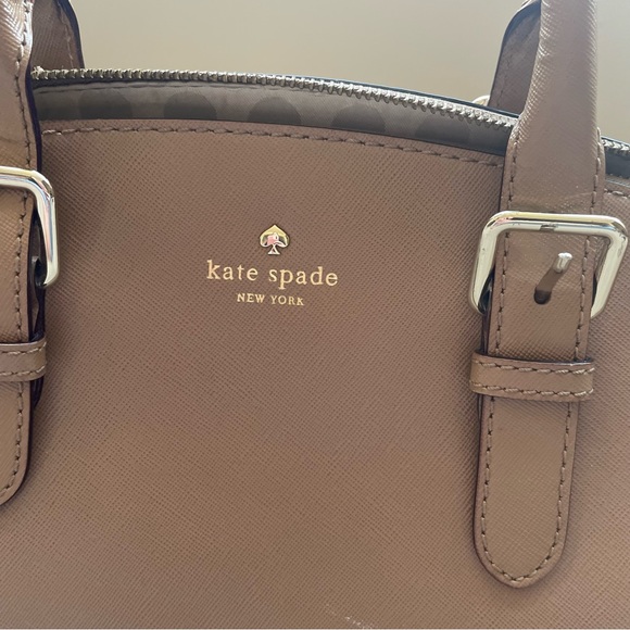 Kate Spade beige leather Charlotte street satchel - Picture 4 of 10
